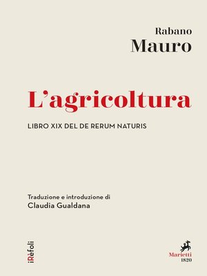 cover image of L'agricoltura